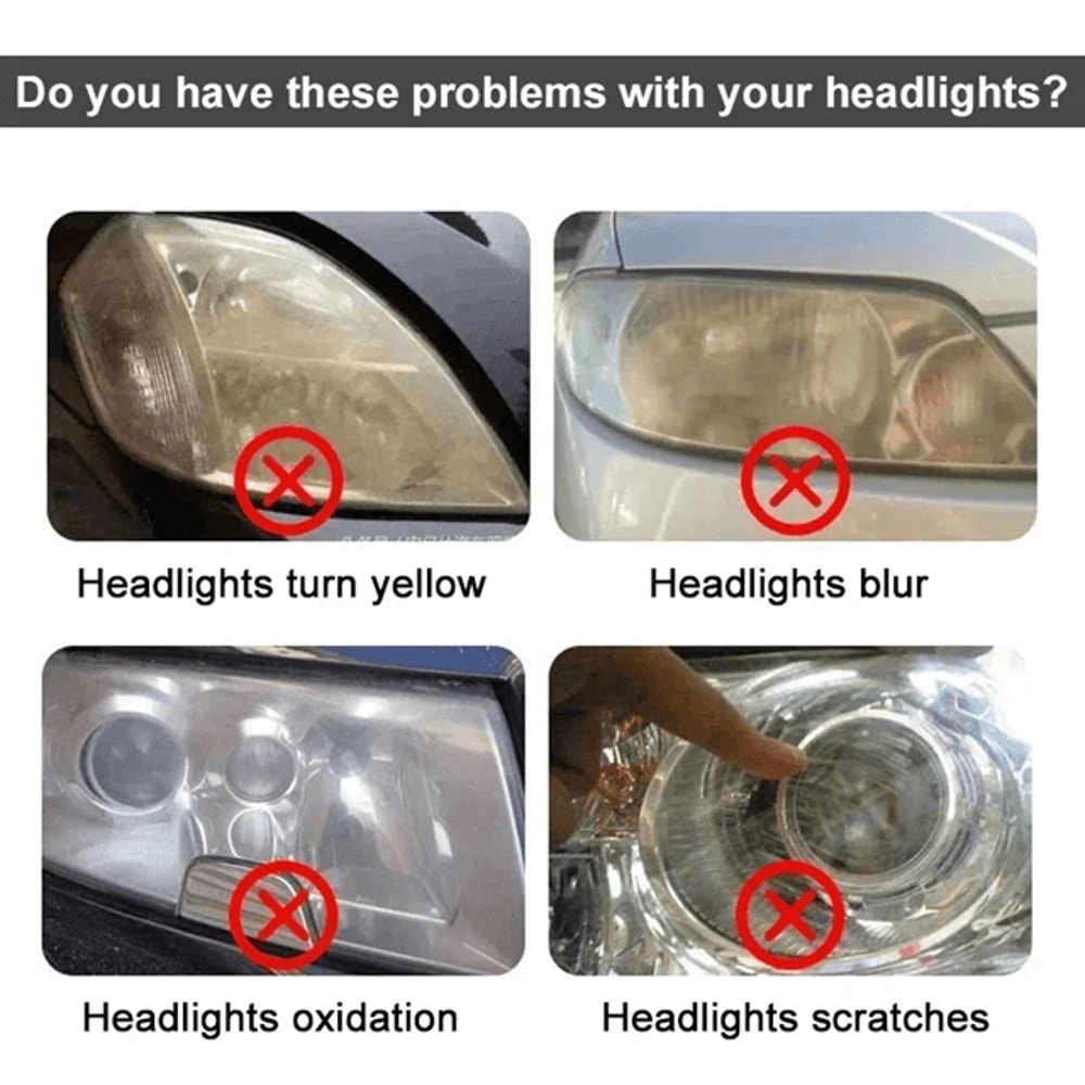 CrystalBeam Headlight Restoration Spray Car Headlight Cleaner 0