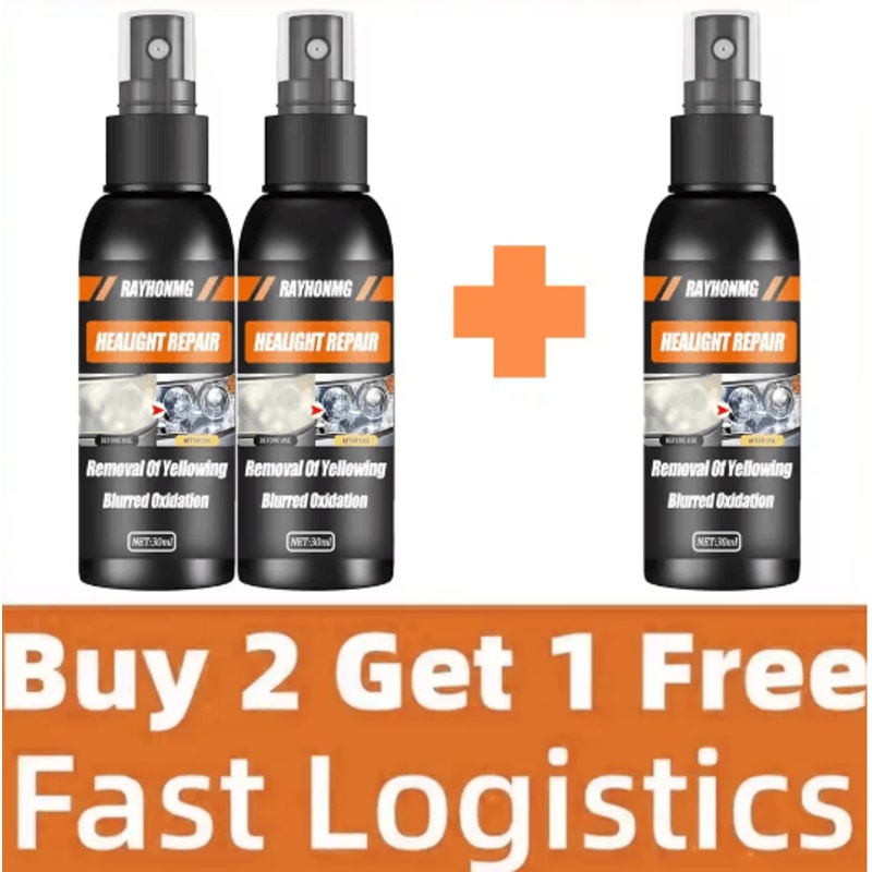 CrystalBeam Headlight Restoration Spray Car Headlight Cleaner 4