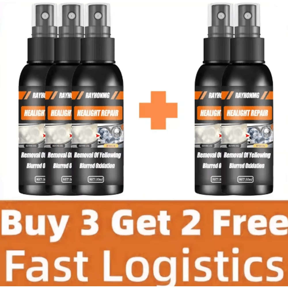 CrystalBeam Headlight Restoration Spray Car Headlight Cleaner 5
