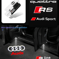 luxeglow led car door welcome lights projector