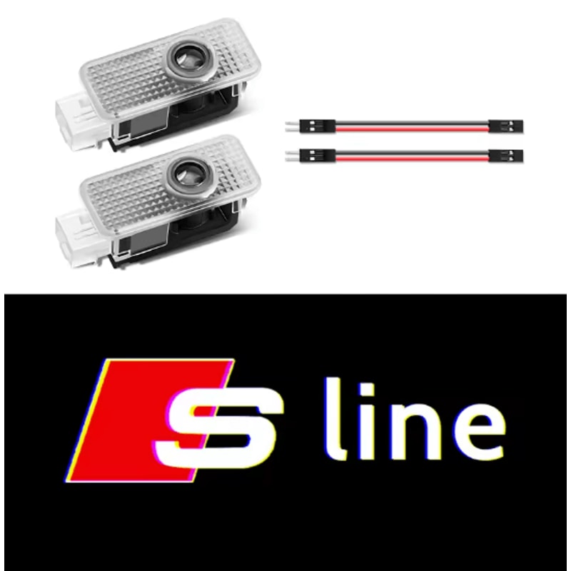 LuxeGlow LED Car Door Welcome Lights Projector 3