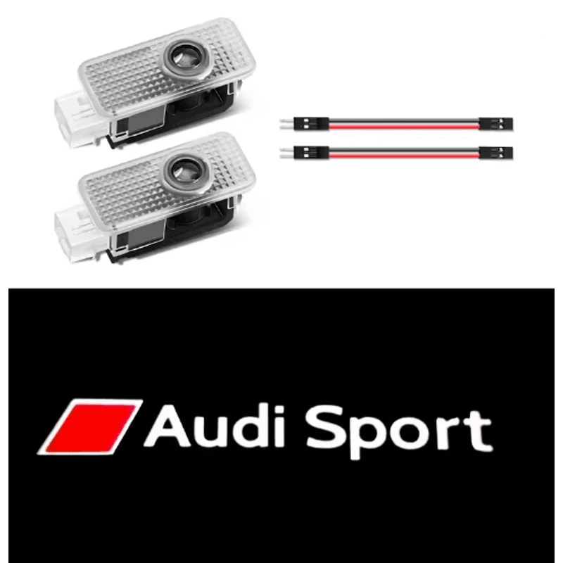 LuxeGlow LED Car Door Welcome Lights Projector 4