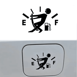 fuelpoint reflective car fuel tank sticker decal