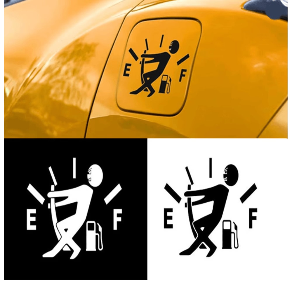 FuelPoint Reflective Car Fuel Tank Sticker Decal 2