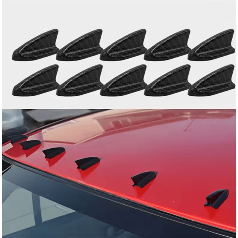 AeroVortex Shark Fin Roof Spoiler Kit 0