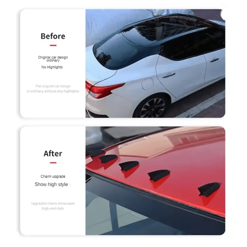 AeroVortex Shark Fin Roof Spoiler Kit 1