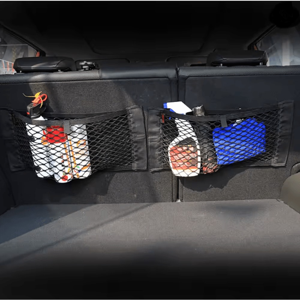 SecureFlex Car Trunk Storage Net Organizer 0