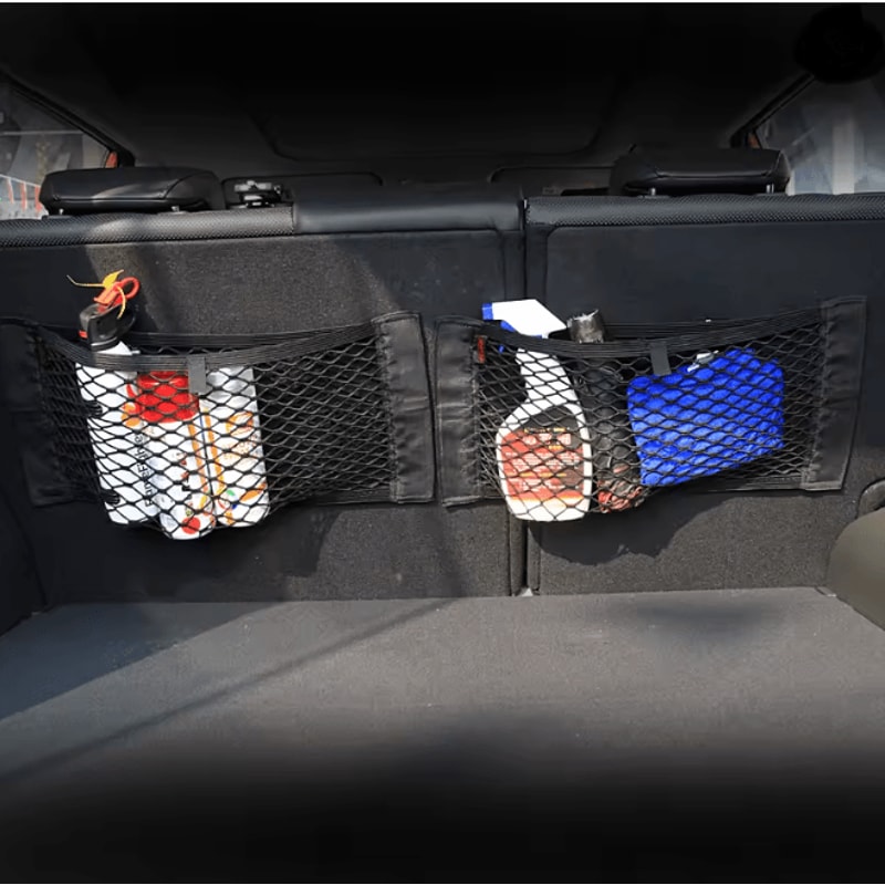 SecureFlex Car Trunk Storage Net Organizer 0
