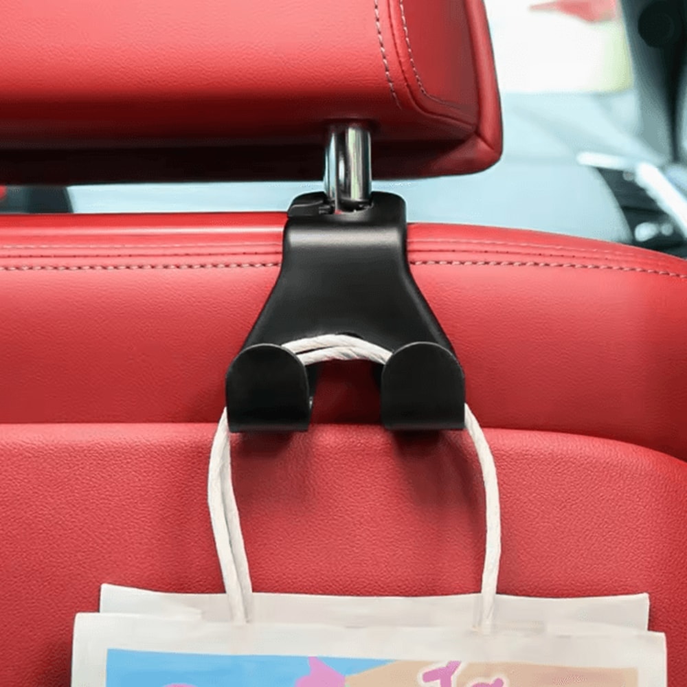 Car Seat Back Hook Phone Holder Hidden Storage Organizer 1