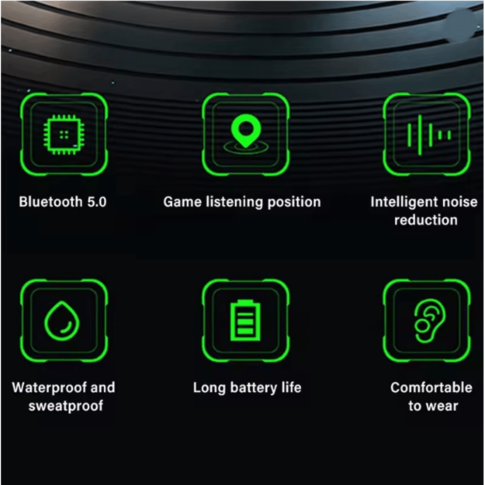 Wireless Bluetooth Gaming Earbuds Noise Cancelling In Ear Headphones 1