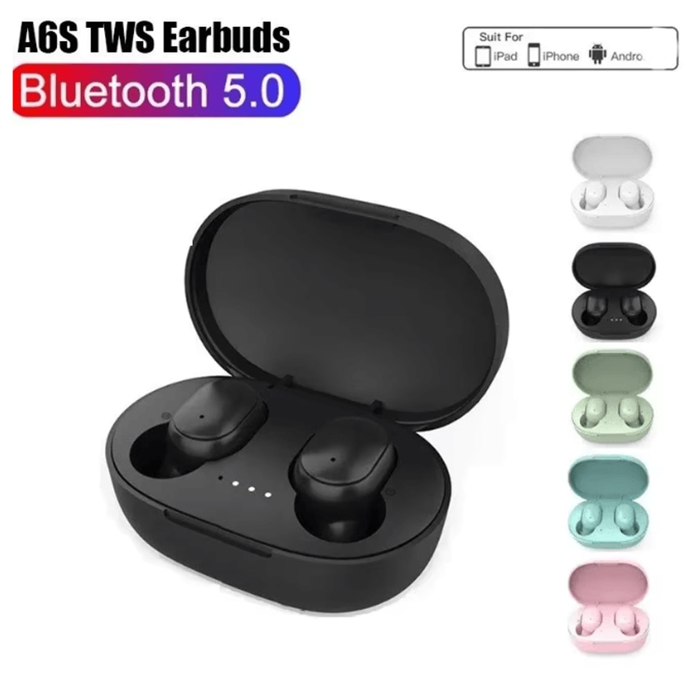 A6S Wireless Bluetooth Earbuds Touch Control Sports Headphones 0