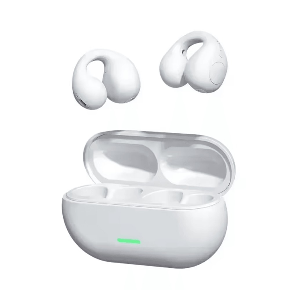 Bluetooth 53 Bone Conduction Clip Ear Headphones Wireless Sports Earbuds 5