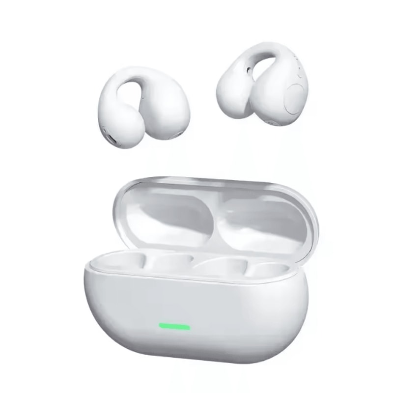 Bluetooth 53 Bone Conduction Clip Ear Headphones Wireless Sports Earbuds 5