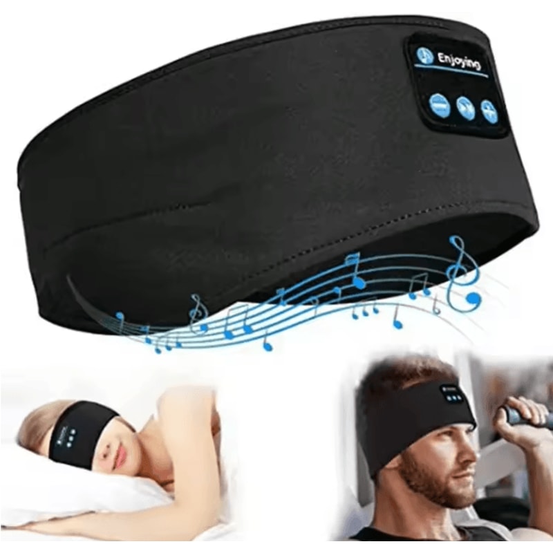 Bluetooth Sleep Headphones Headband Wireless Music Sleep Mask 6