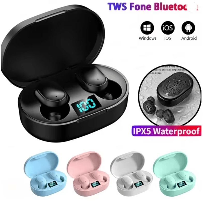 E6S Wireless Bluetooth Earbuds Noise Cancelling Headphones 0