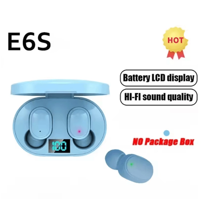 E6S Wireless Bluetooth Earbuds Noise Cancelling Headphones 4
