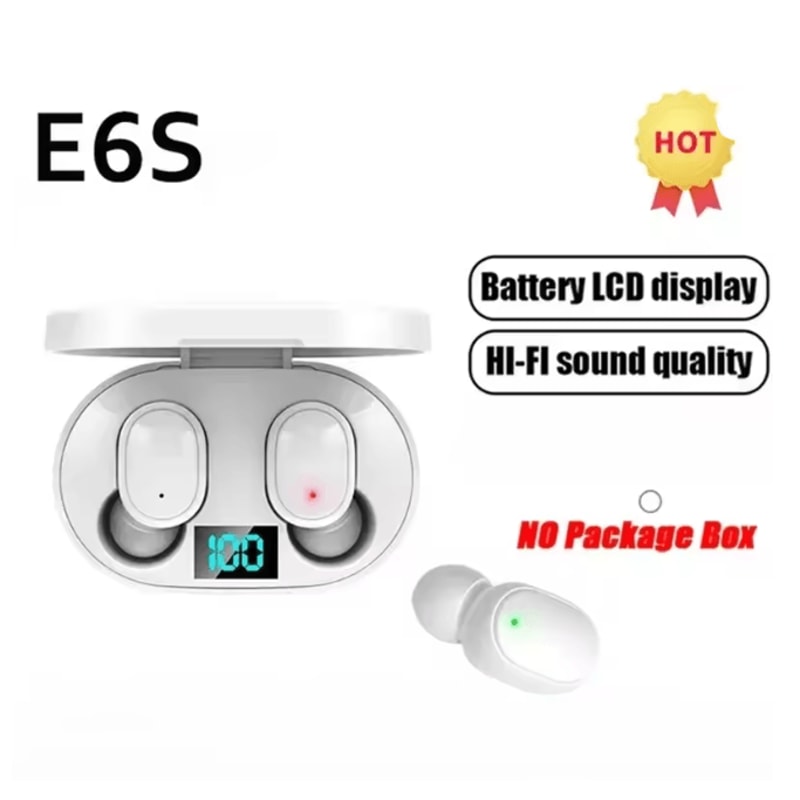 E6S Wireless Bluetooth Earbuds Noise Cancelling Headphones 5