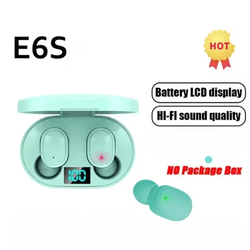 E6S Wireless Bluetooth Earbuds Noise Cancelling Headphones 6
