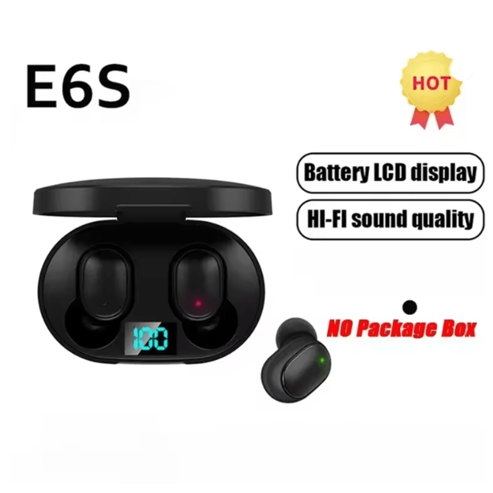 E6S Wireless Bluetooth Earbuds Noise Cancelling Headphones 7