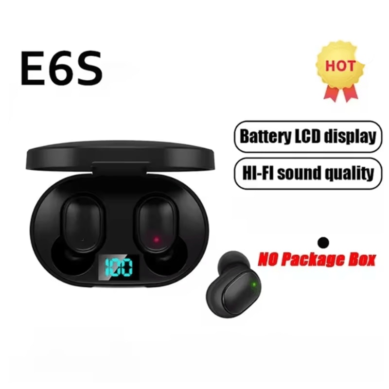 E6S Wireless Bluetooth Earbuds Noise Cancelling Headphones 7