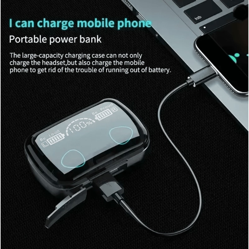 M10 Wireless Bluetooth Earbuds Noise Cancelling Sports Headphones 3