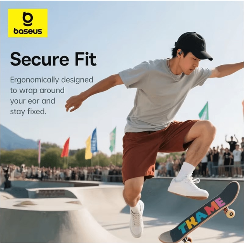 Baseus Eli 2i Fit Open Ear Wireless Sports Earbuds With Ear Hooks 2