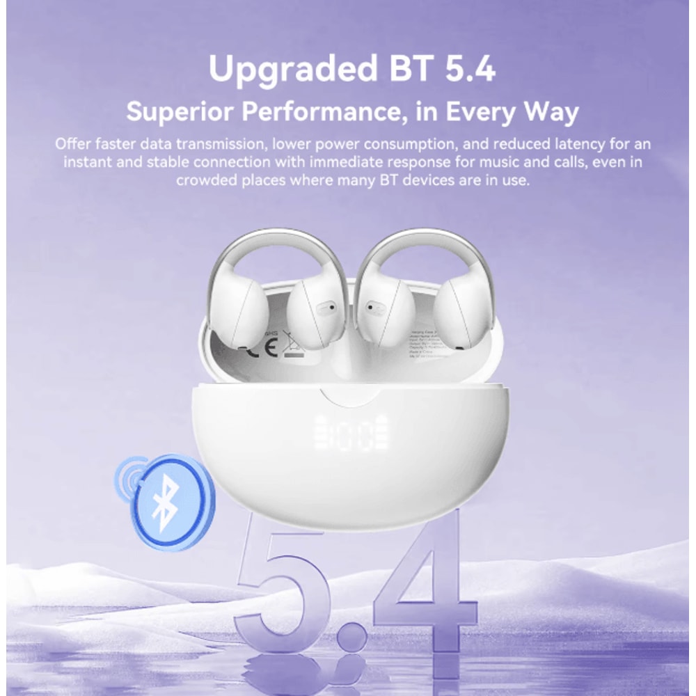 Blackview AirBuds 13 Open Ear Clip Wireless Bluetooth Earbuds 5