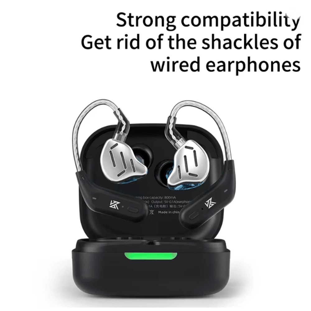 KZ AZ09 Bluetooth Ear Hook Wireless Adapter Module With Charging Case 0