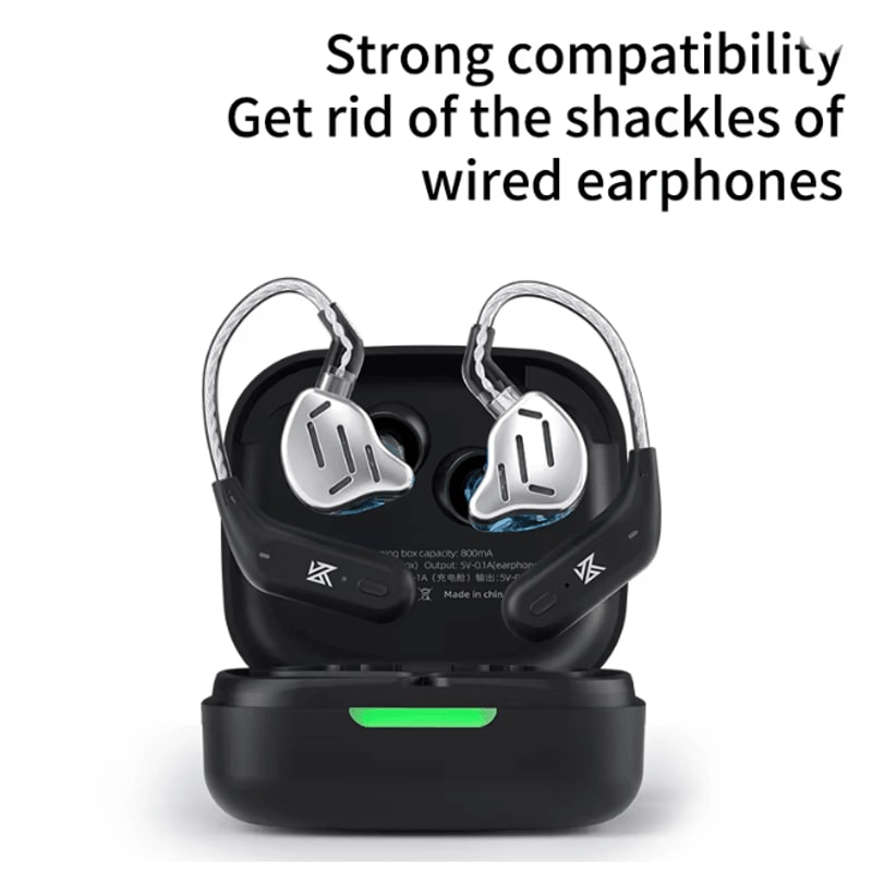 KZ AZ09 Bluetooth Ear Hook Wireless Adapter Module With Charging Case 0