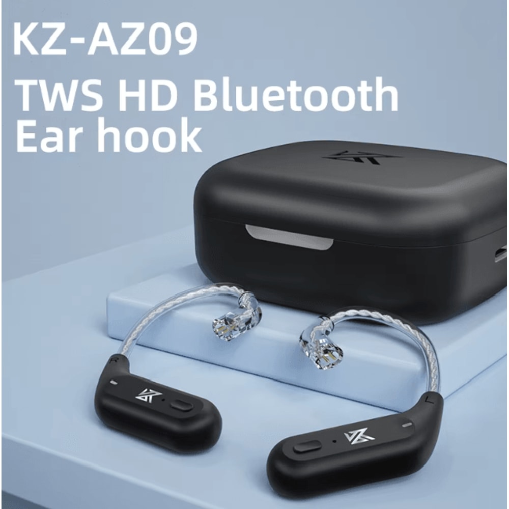 KZ AZ09 Bluetooth Ear Hook Wireless Adapter Module With Charging Case 1