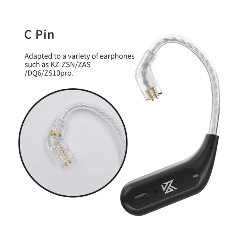 KZ AZ09 Bluetooth Ear Hook Wireless Adapter Module With Charging Case 5