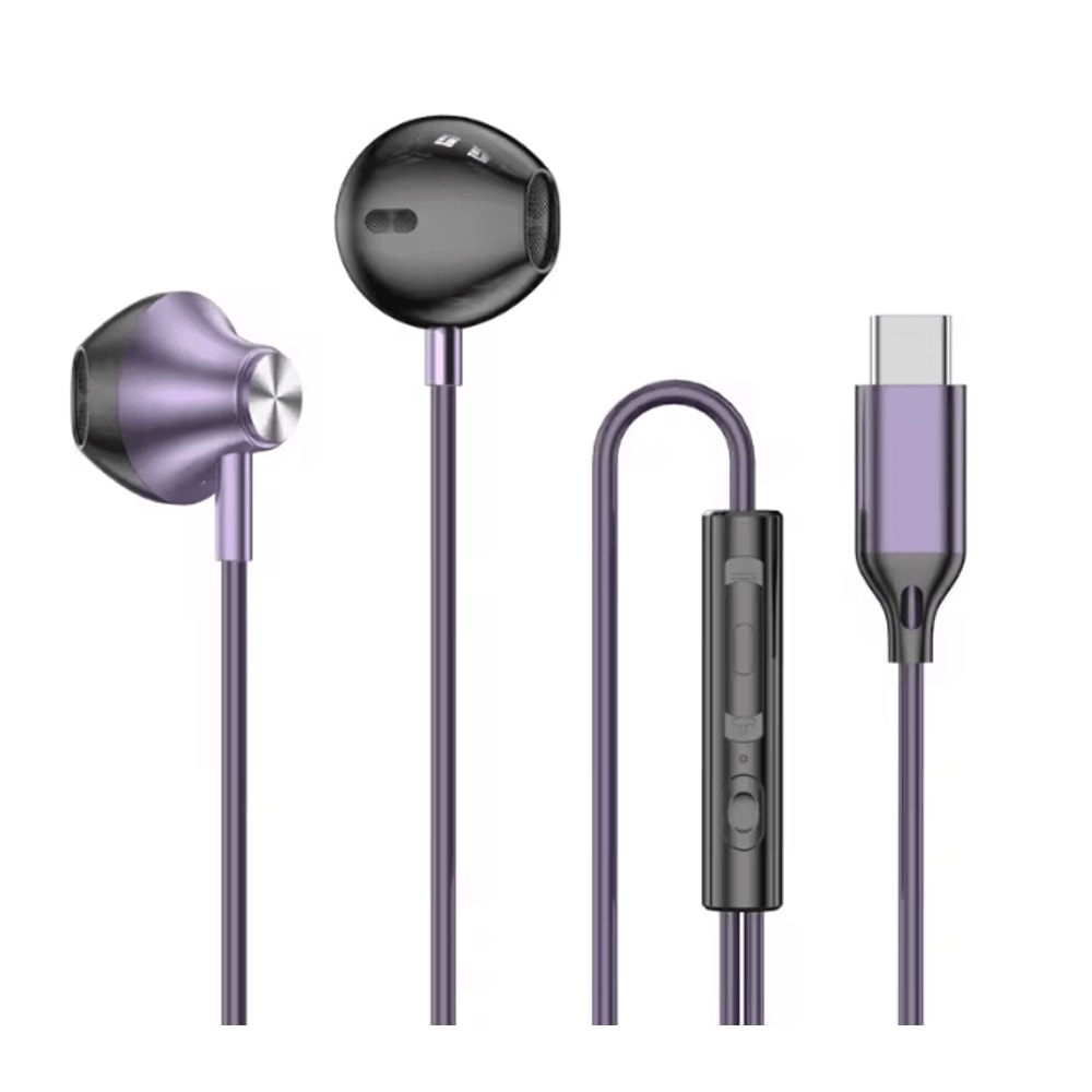 USB C Wired In Ear Headphones With HiFi Sound And Inline Control 14