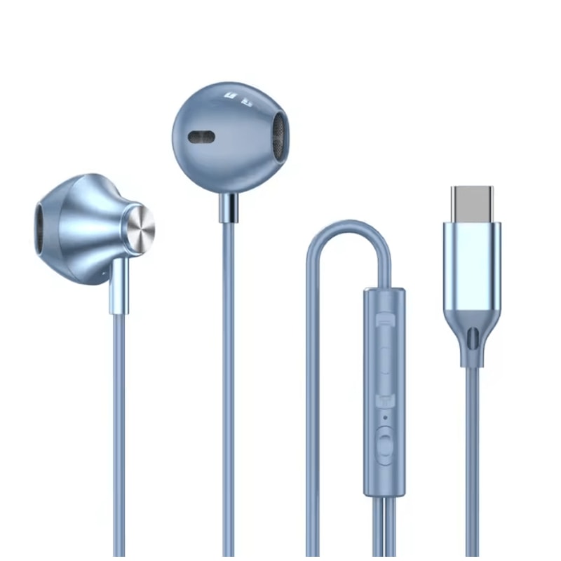 USB C Wired In Ear Headphones With HiFi Sound And Inline Control 16