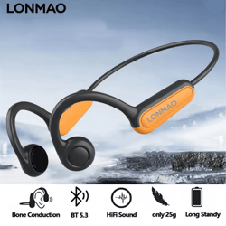 bluetooth 5.3 bone conduction sports headphones with ear hook
