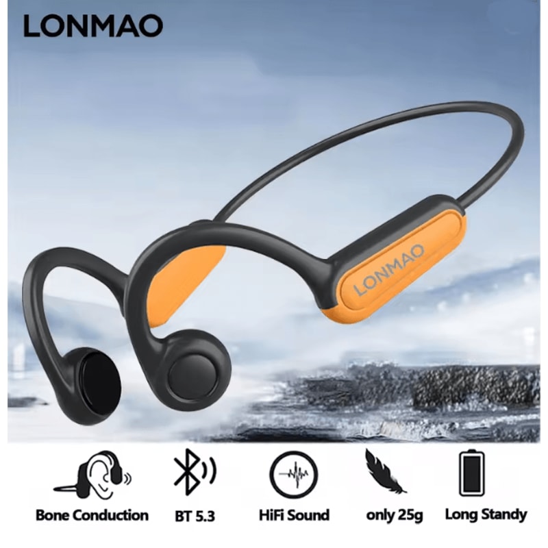 Bluetooth 53 Bone Conduction Sports Headphones With Ear Hook 0