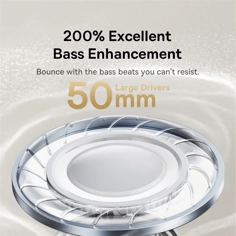 Baseus Bowie 30 Max Wireless Noise Cancelling Over Ear Headphones 5