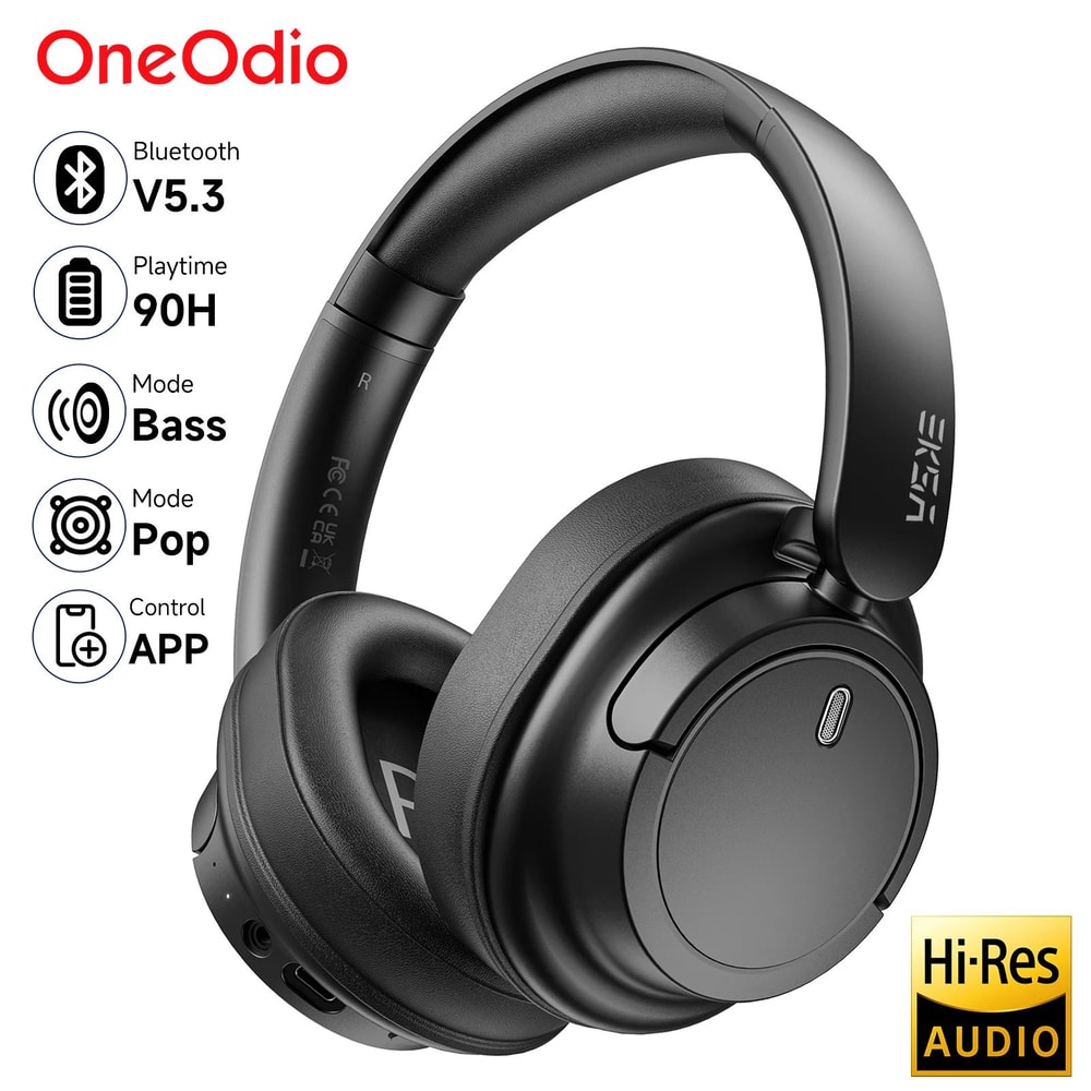 OneOdio EKSA V16 Wireless Over Ear Bluetooth Headphones With HiFi Sound 0