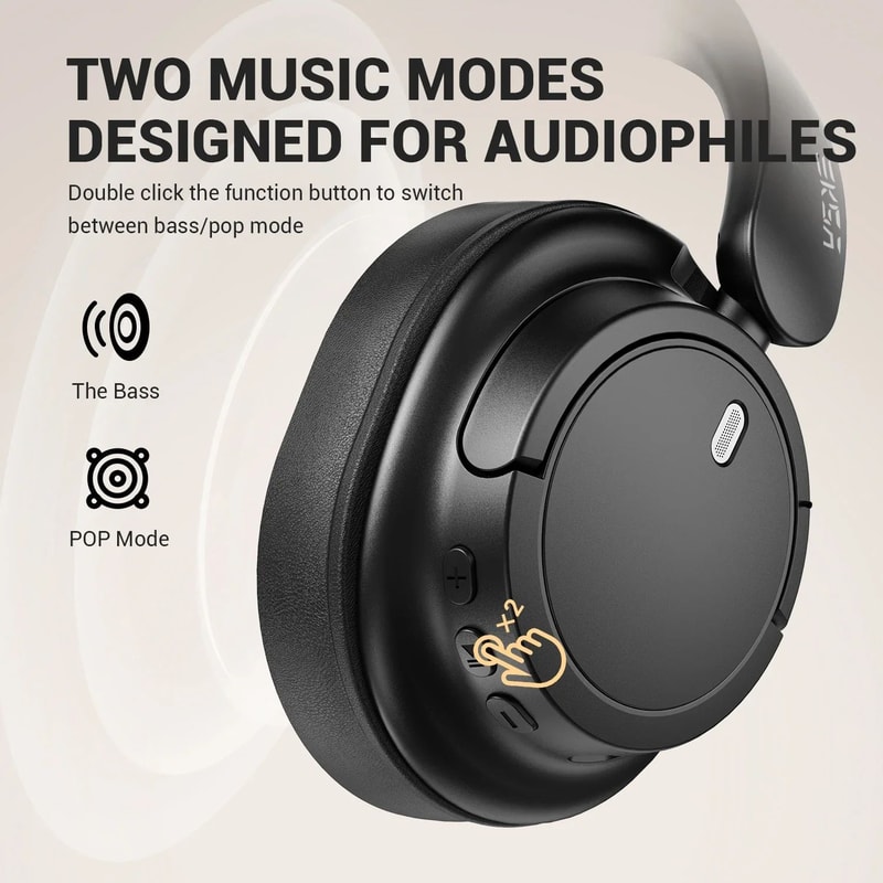OneOdio EKSA V16 Wireless Over Ear Bluetooth Headphones With HiFi Sound 2