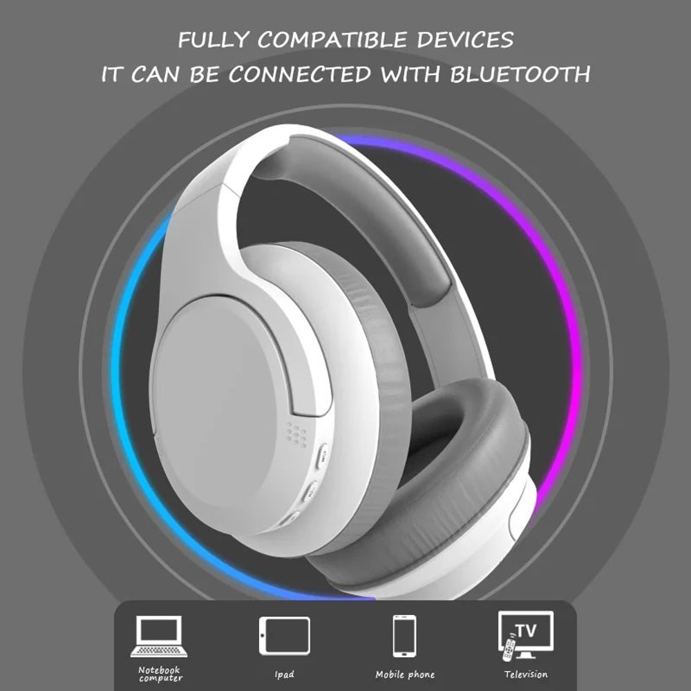 LDON Wireless Bluetooth Over Ear Headphones With HiFi Stereo Sound 4