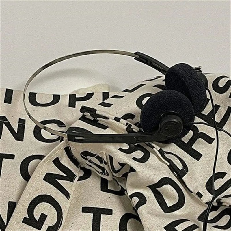 Vintage Retro Wired Over Ear Headphones With 35mm Stereo Sound 3