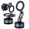 Magnetic Car Phone Holder With Vacuum Suction Foldable Mount 0