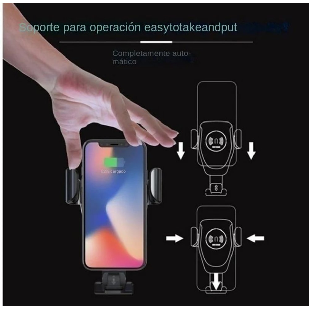 360 Degree Rotating Universal Car Phone Holder Anti Shake Mount 1