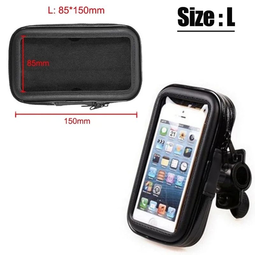 Waterproof Bike Phone Holder Handlebar Mount Case For Cycling 7