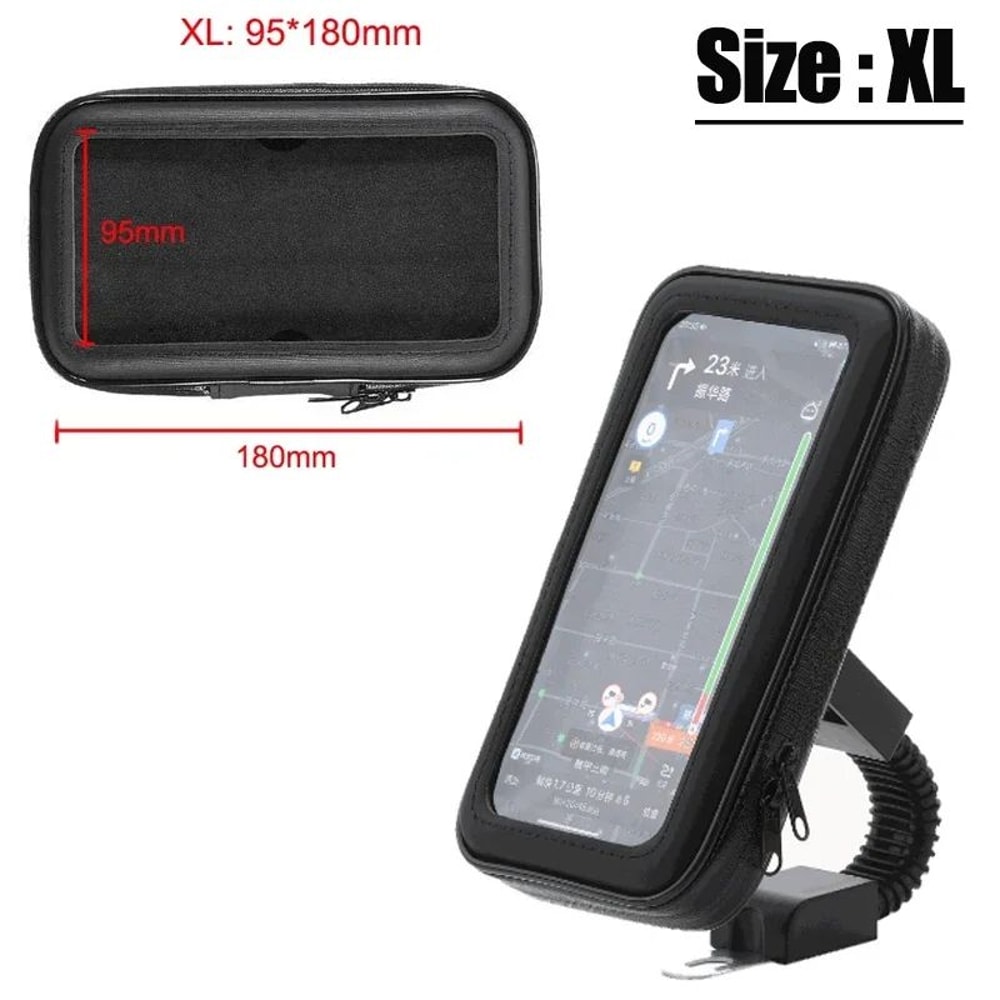 Waterproof Bike Phone Holder Handlebar Mount Case For Cycling 8