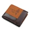 Genuine Leather Mens Wallet With Coin Pocket And Zipper 7