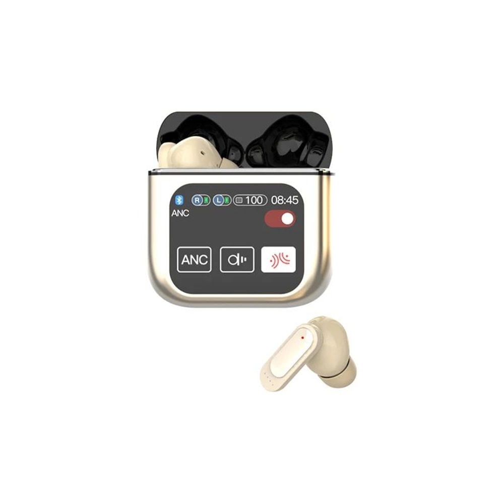 Smart Touch ANC Wireless Earbuds Bluetooth Noise Cancelling Headphones 6