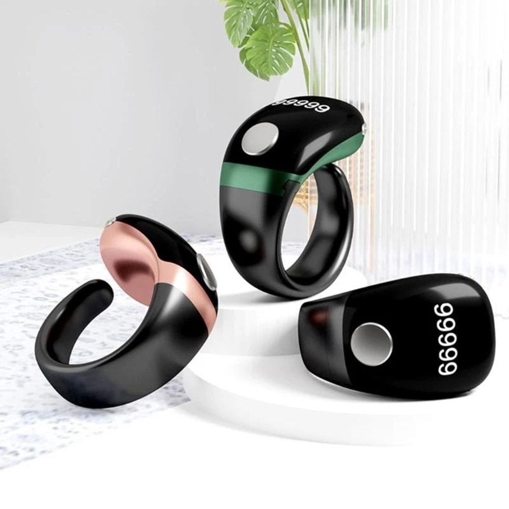 Digital Stitch Counter Ring For Knitting And Crochet 0