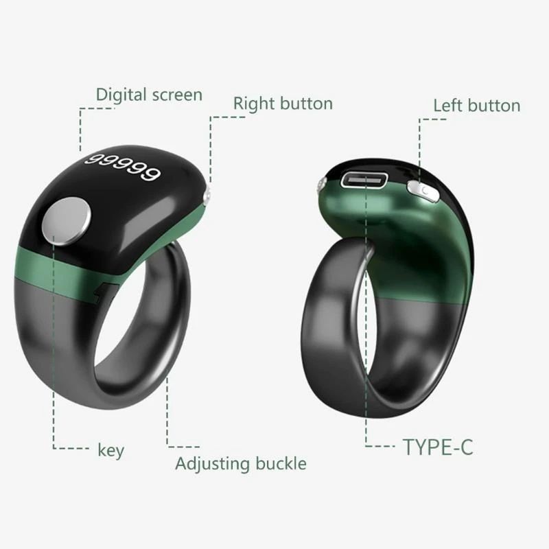Digital Stitch Counter Ring For Knitting And Crochet 4
