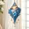 Blue Conch Shell Suncatcher Coastal Window Hanging Decor 0