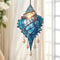 Blue Conch Shell Suncatcher Coastal Window Hanging Decor 0